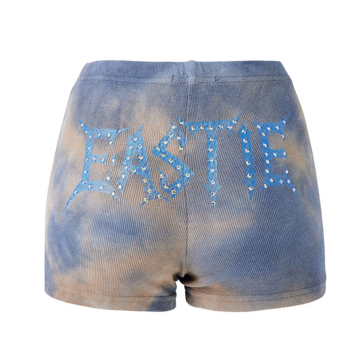 Eastie x POTN Rhinestone Souvenir Shorts