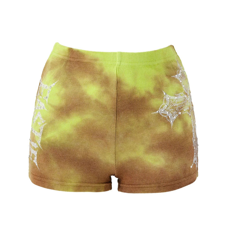 Eastie x POTN Rhinestone Souvenir Shorts