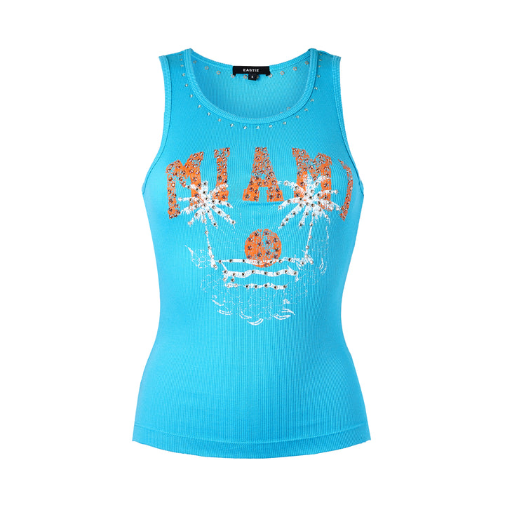 Eastie x POTN Rhinestone Souvenir Tank