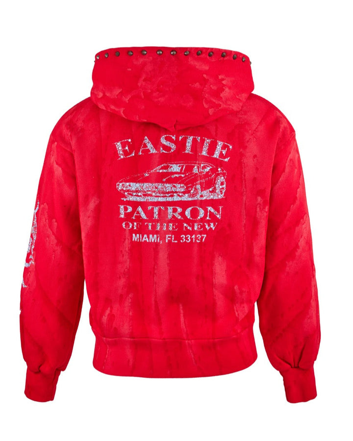 EASTIE X POTN Souvenir Zip Hoodie w/ Rhinestones
