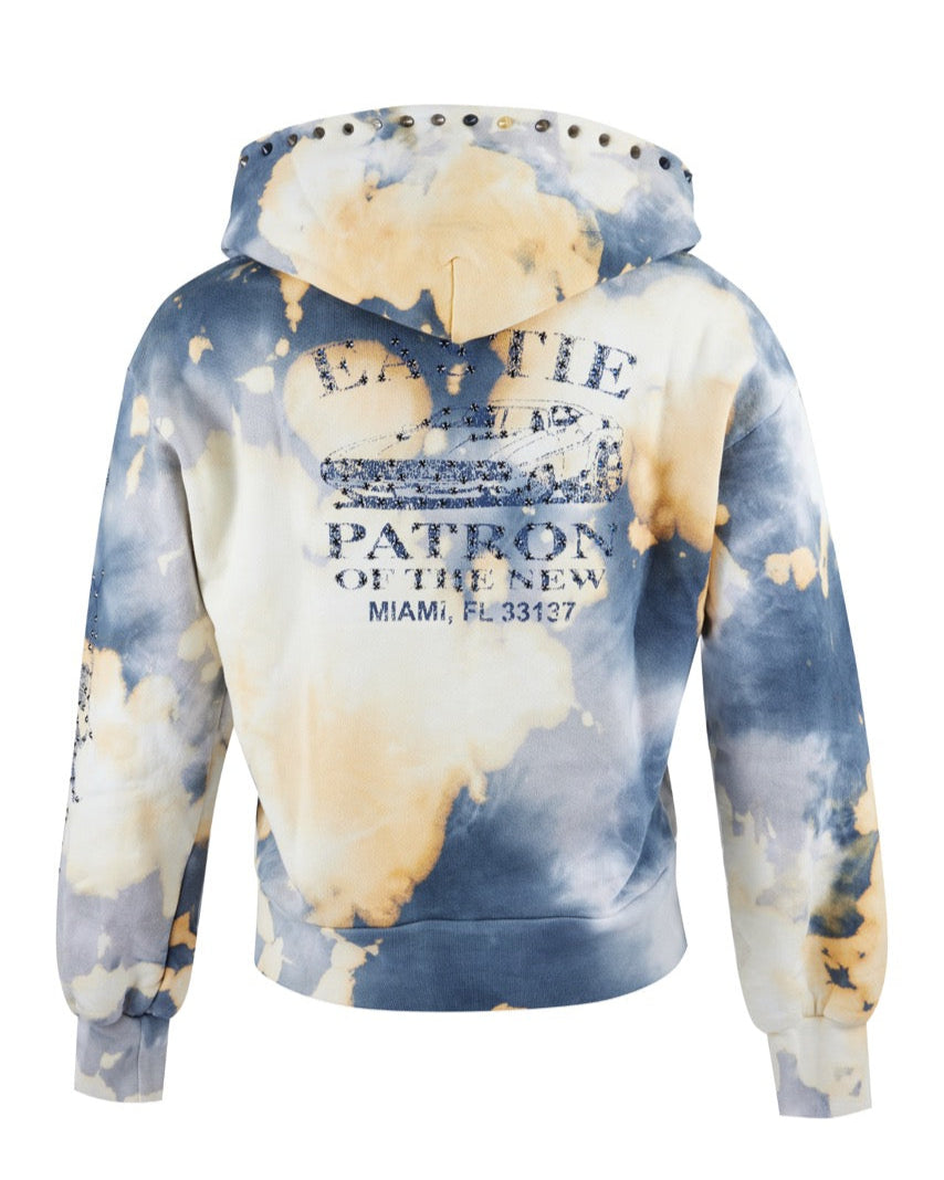 EASTIE X POTN Souvenir Zip Hoodie w/ Rhinestones