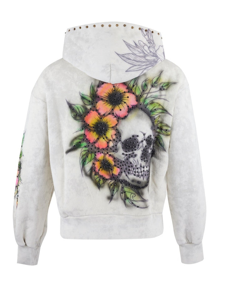 EASTIE X POTN Souvenir Zip Hoodie w/ Rhinestones