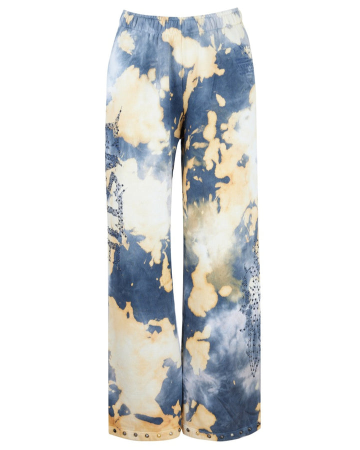 EASTIE X POTN Souvenir Wide Leg Sweatpant w/ Rhinestones