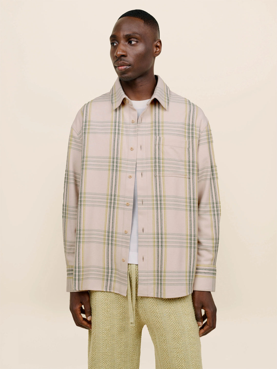 Cashlite Plaid Overshirt