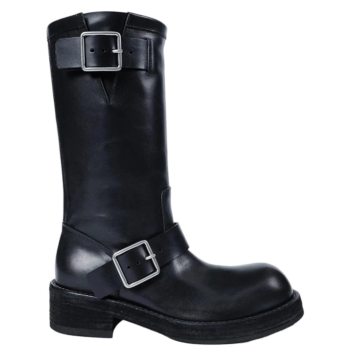 Sarith Engineer Biker Boots with Buckles