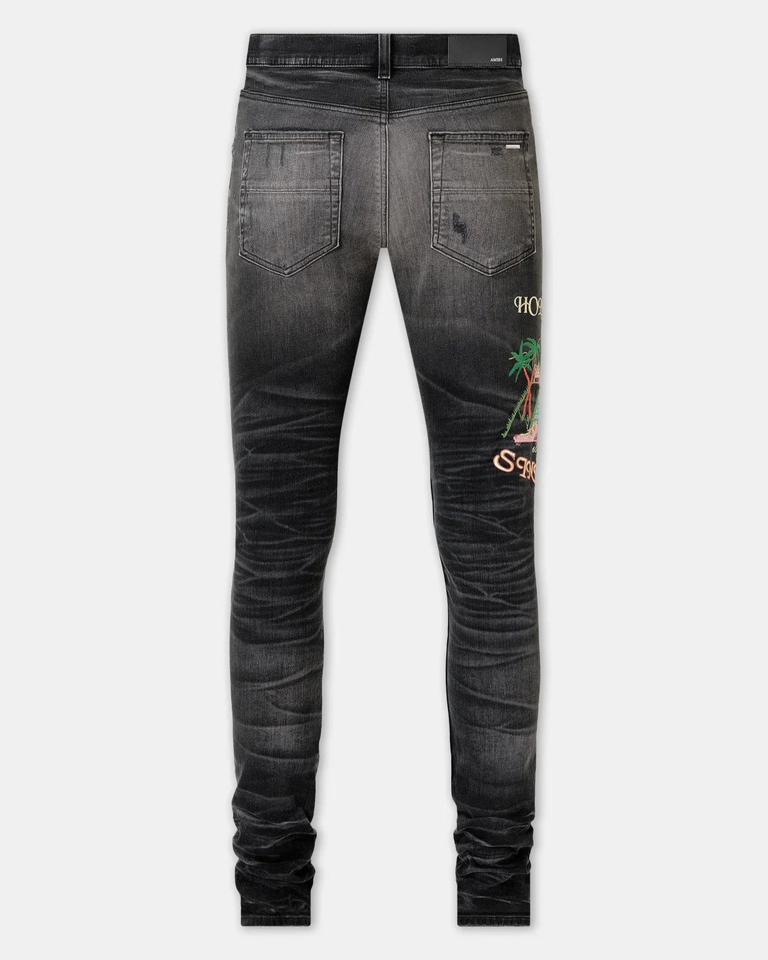 Embroidered Sinners Skinny Jean