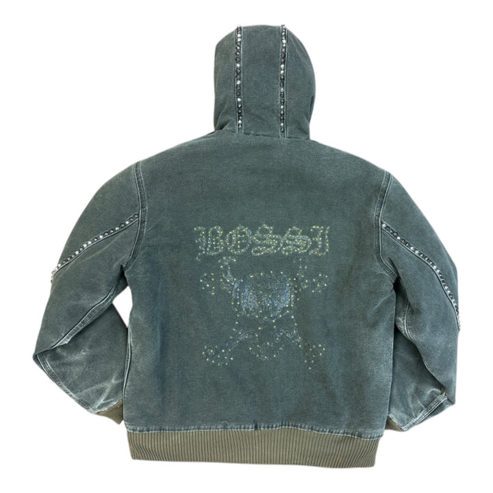 Bossi x POTN Fur-Lined Canvas Jacket