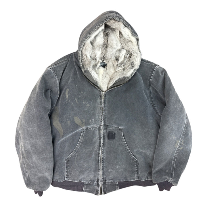 Bossi x POTN Fur-Lined Canvas Jacket