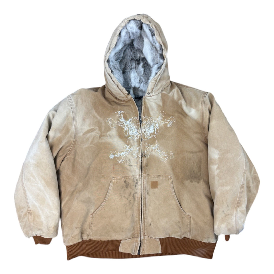 Bossi x POTN Fur-Lined Canvas Jacket