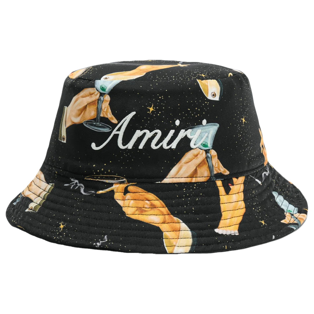 Amiri Smoke Reversible Bucket Hat