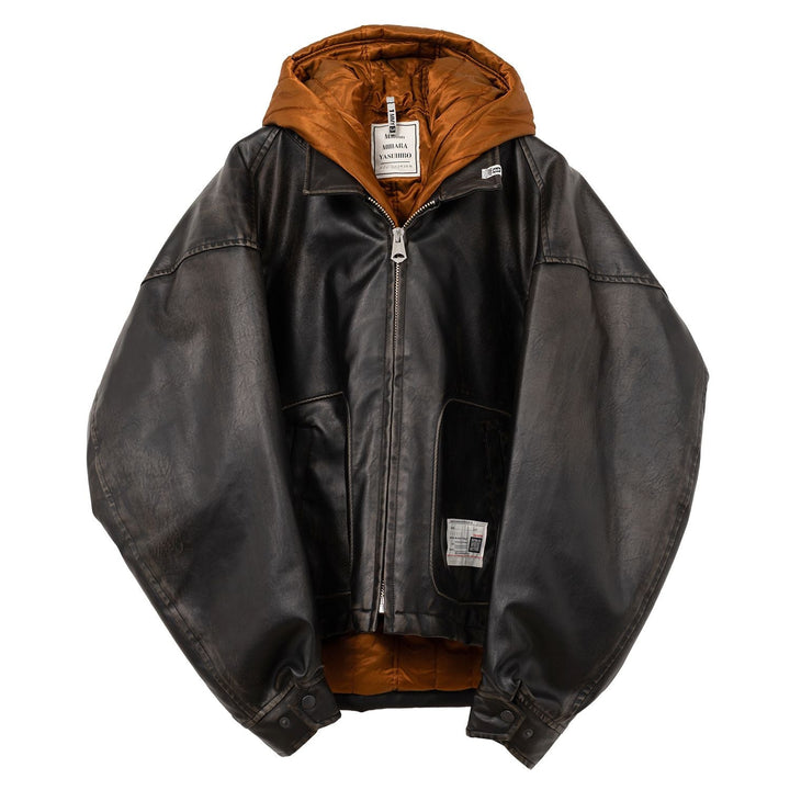 Extended Placket Hood Coated Jacket