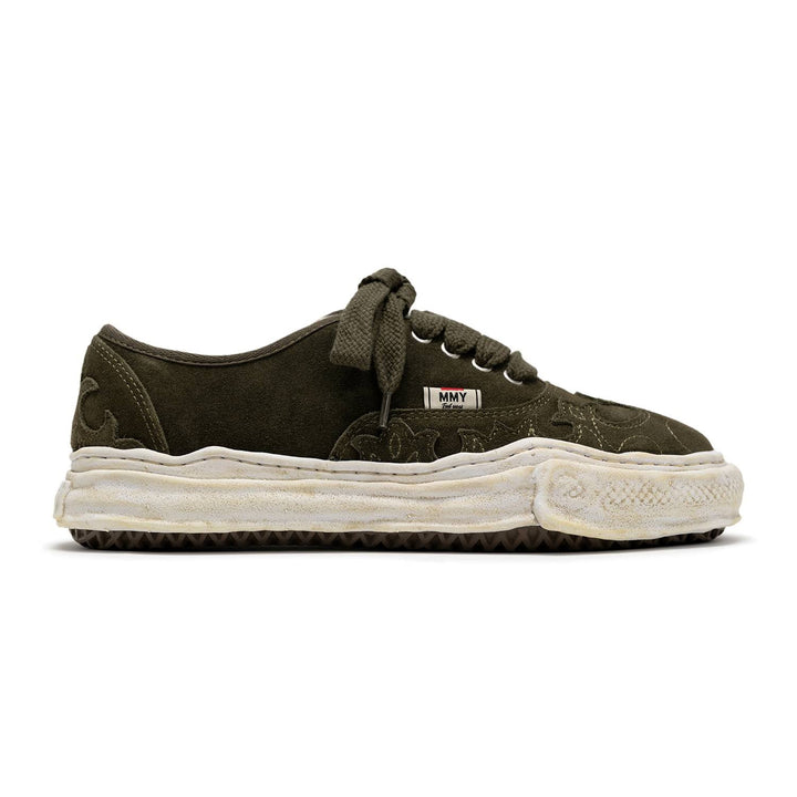 "BAKER" OG Sole Western Detail Suede Low-top Sneaker