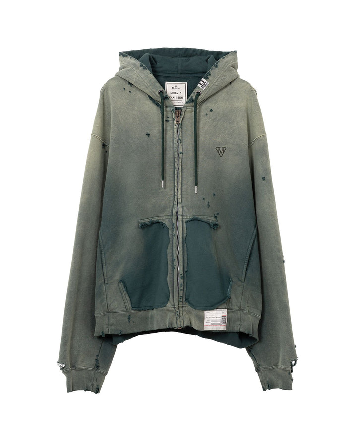 Sun Faded Like Zip-up Hoodie