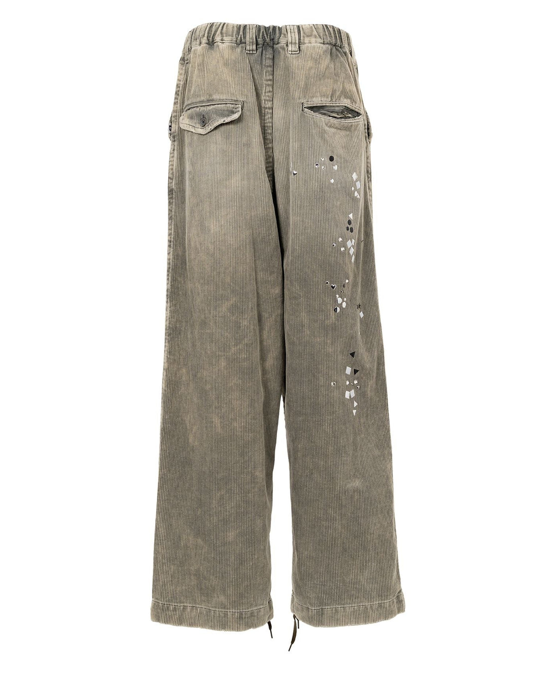 Embellished Corduroy Pants