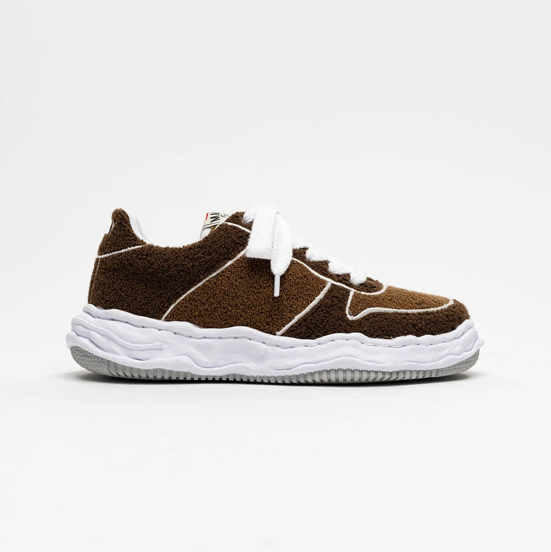 "WAYNE" OG Sole Chenille Embroidey Canvas Low-top Sneaker