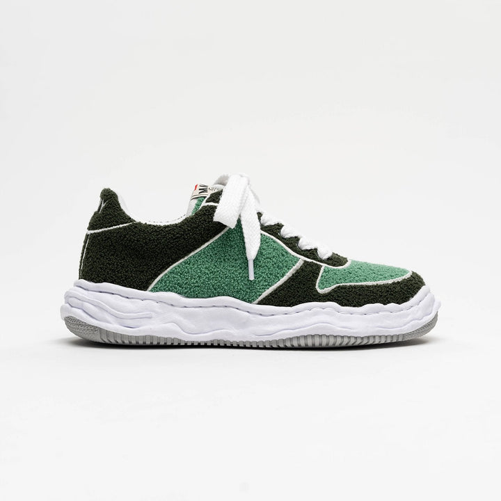 "WAYNE" OG Sole Chenille Embroidey Canvas Low-top Sneaker