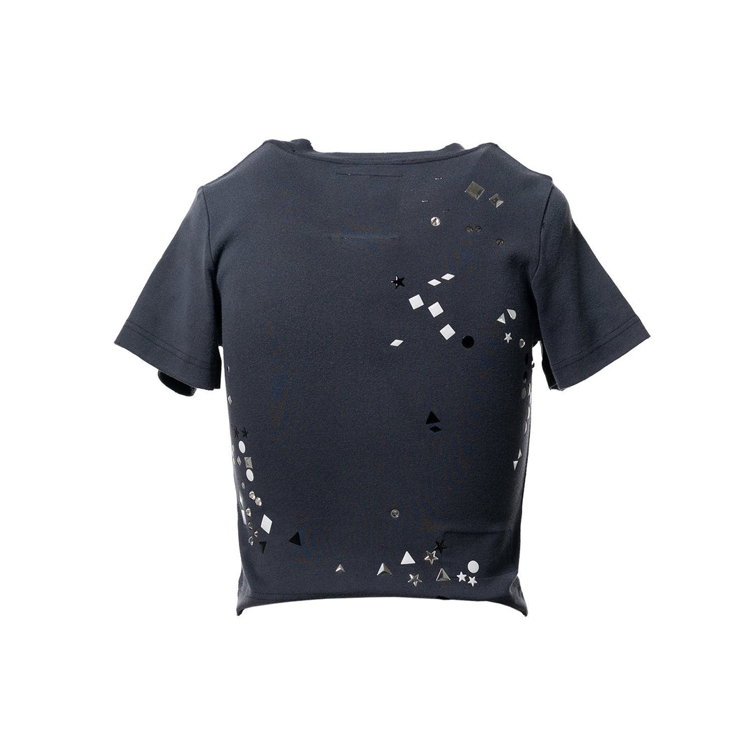 Embellished Sticker Mini T-shirt