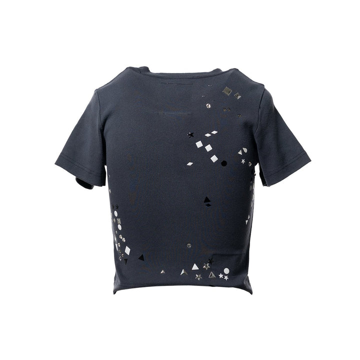 Embellished Sticker Mini T-shirt