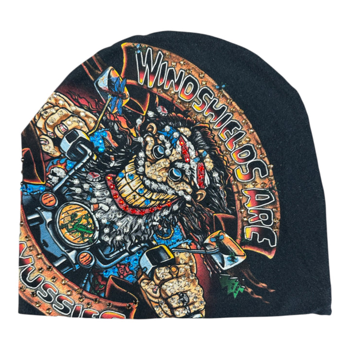 Vintage Tee Rhinestone Beanies