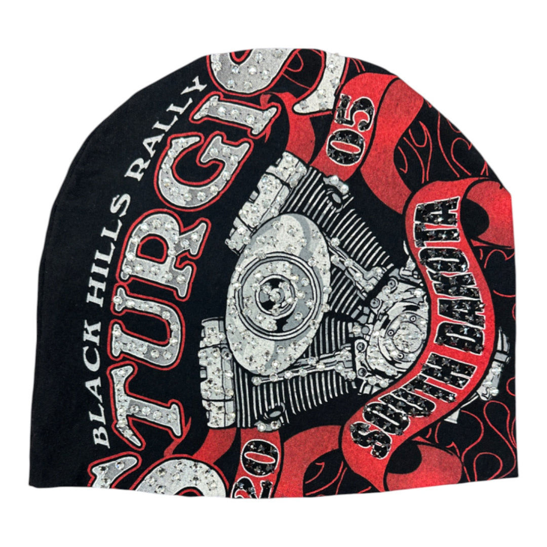 Vintage Tee Rhinestone Beanies