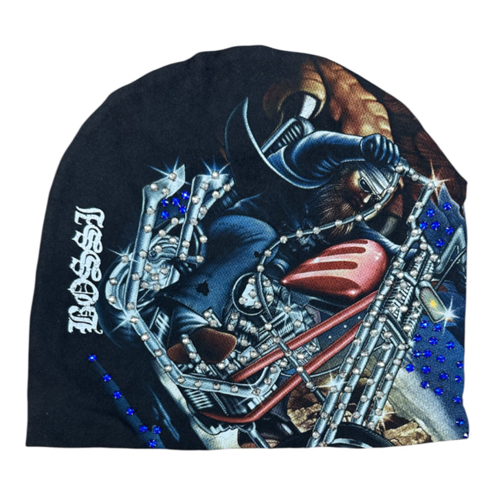 Vintage Tee Rhinestone Beanies
