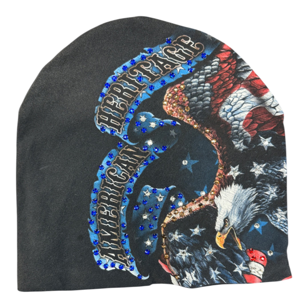 Vintage Tee Rhinestone Beanies