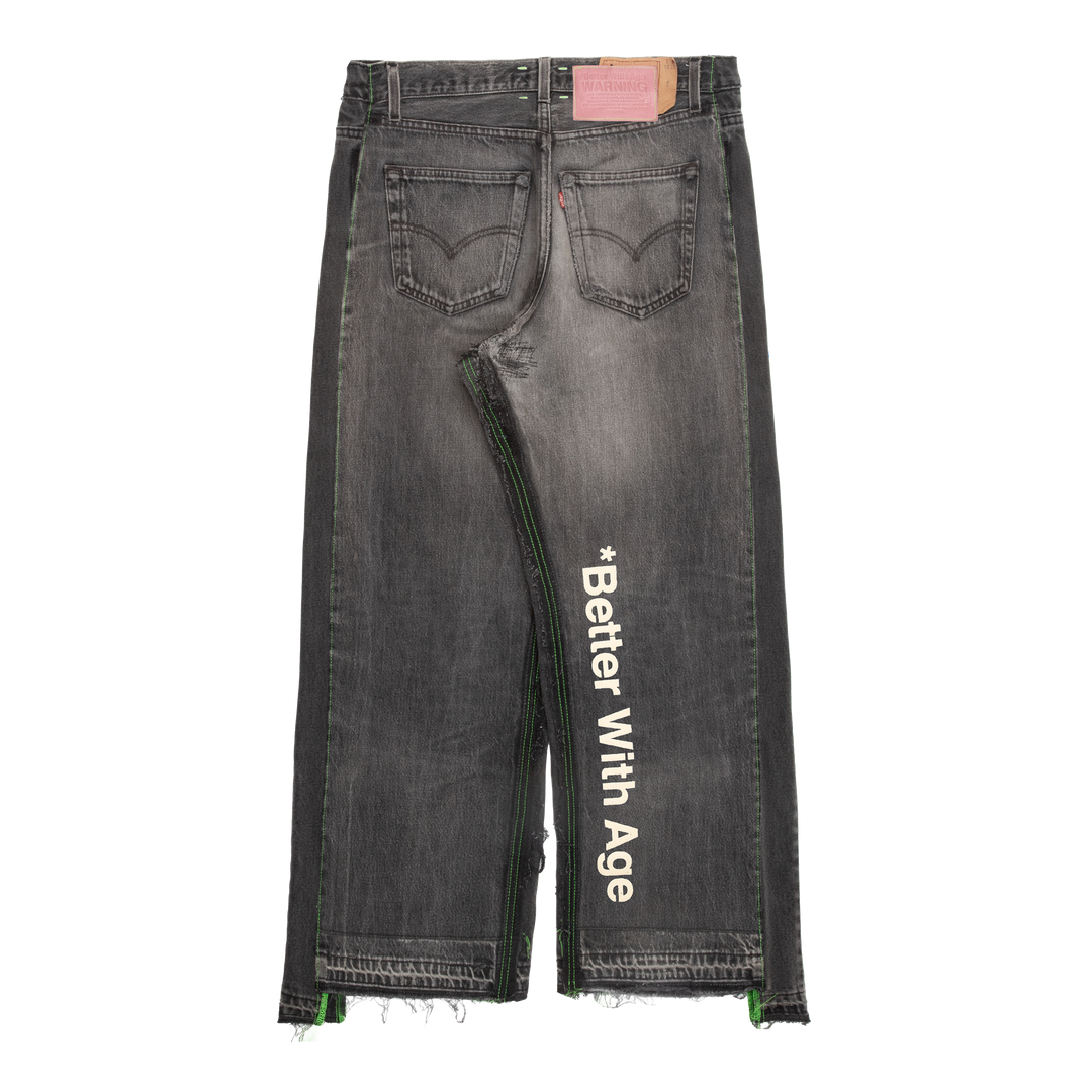 Monroe Triple-Wide Denim Trouser