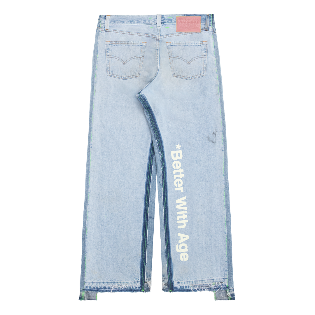 Monroe Triple-Wide Denim Trouser