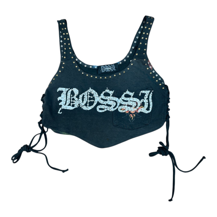 Femme Rhinestone Vintage Tees