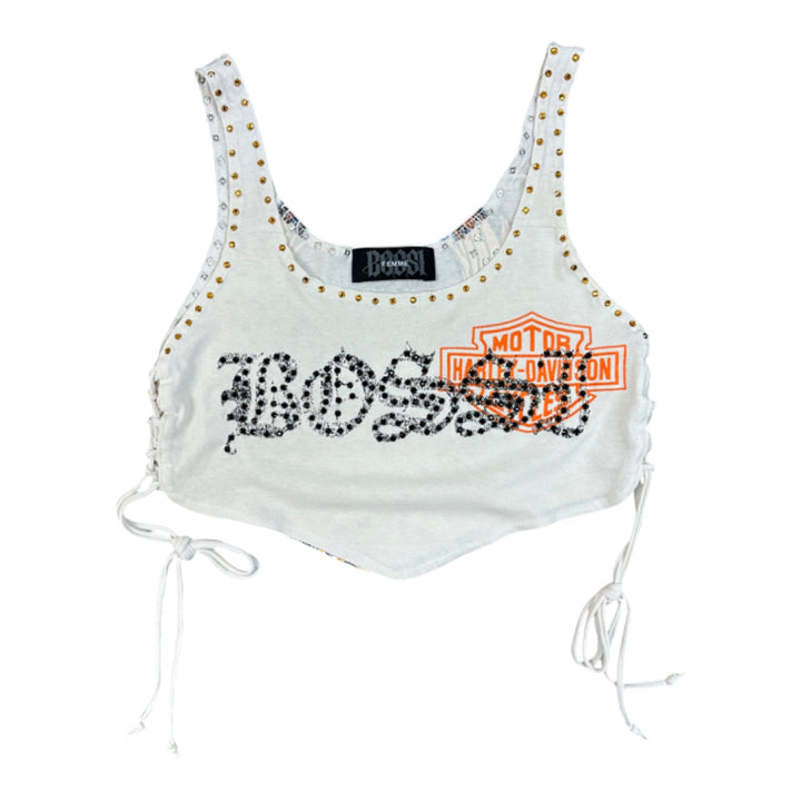 Femme Rhinestone Vintage Tees