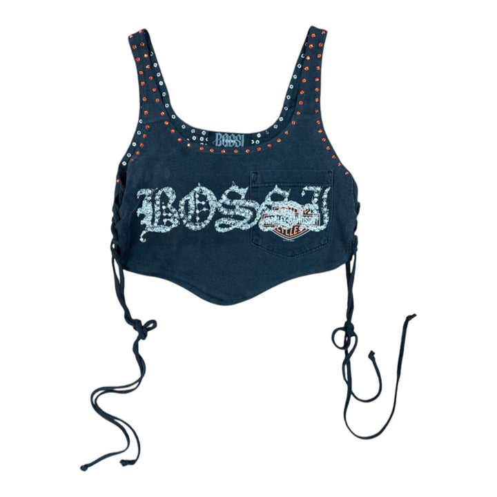 Femme Rhinestone Vintage Tees