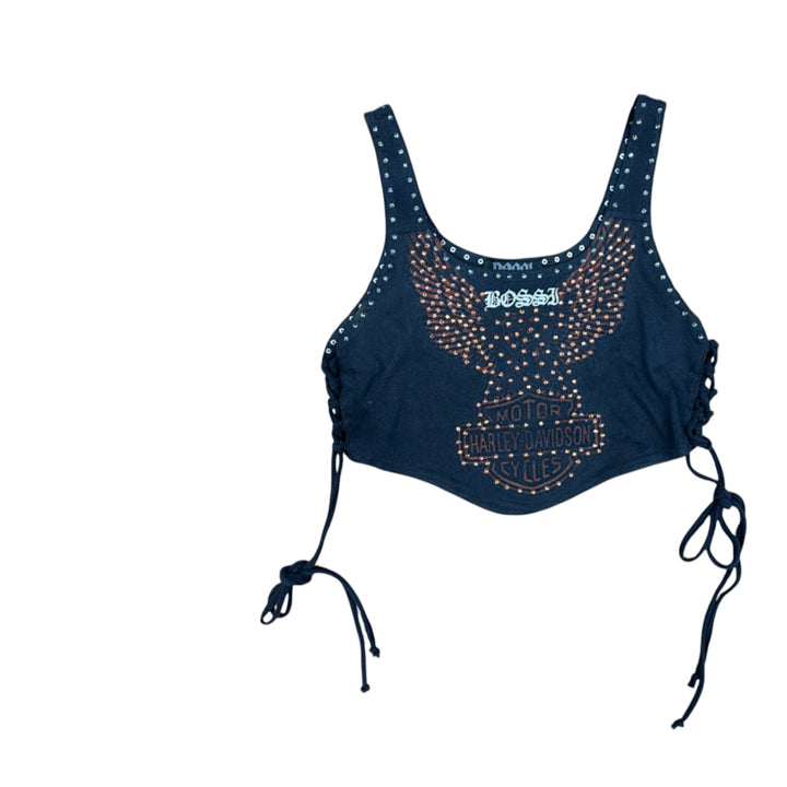 Femme Rhinestone Vintage Tees