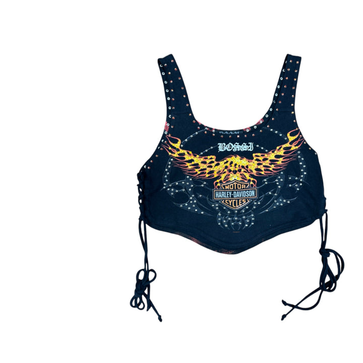 Femme Rhinestone Vintage Tees
