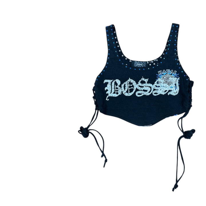 Femme Rhinestone Vintage Tees