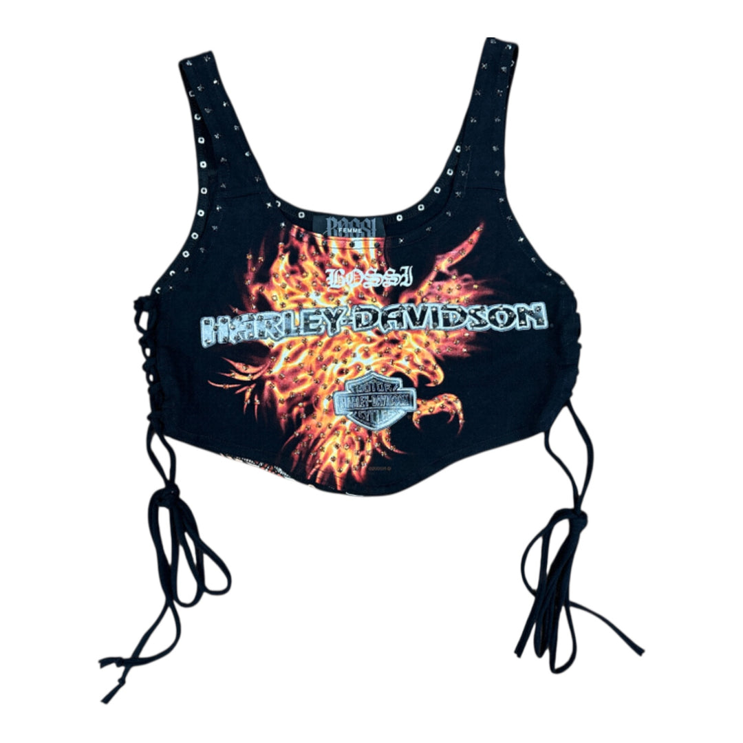 Femme Rhinestone Vintage Tees