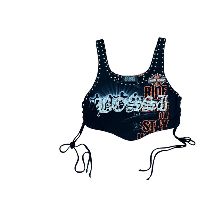 Femme Rhinestone Vintage Tees
