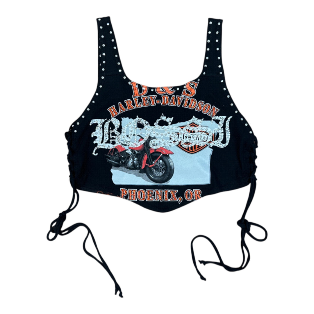 Femme Rhinestone Vintage Tees