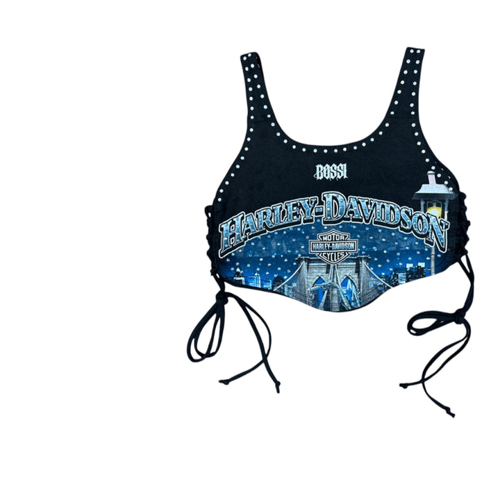 Femme Rhinestone Vintage Tees