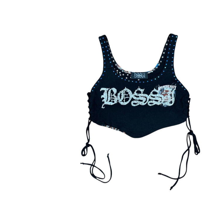 Femme Rhinestone Vintage Tees