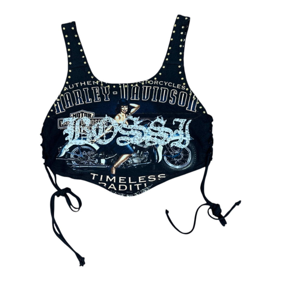Femme Rhinestone Vintage Tees