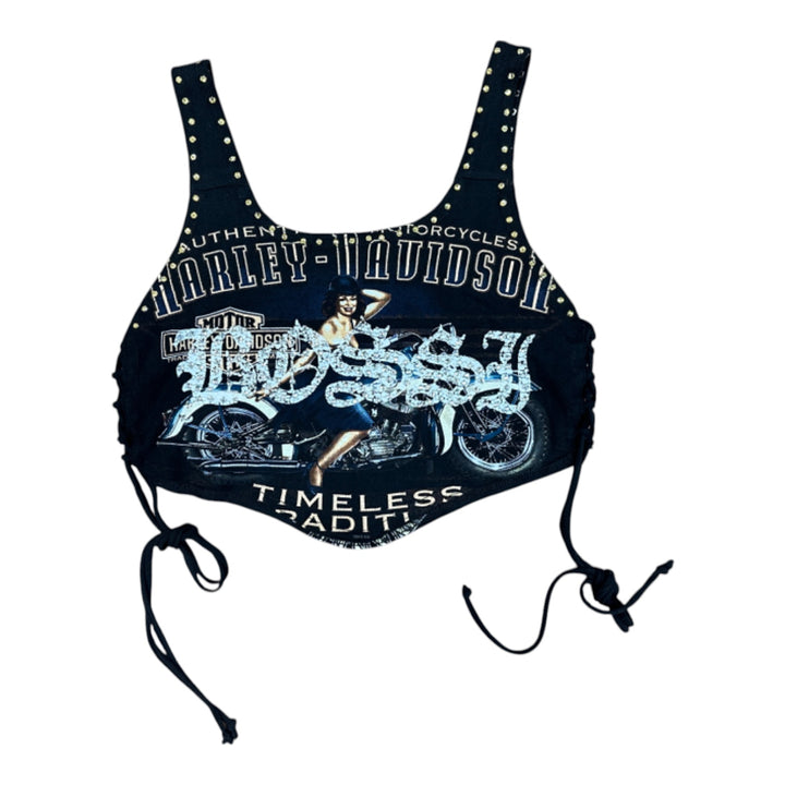 Femme Rhinestone Vintage Tees