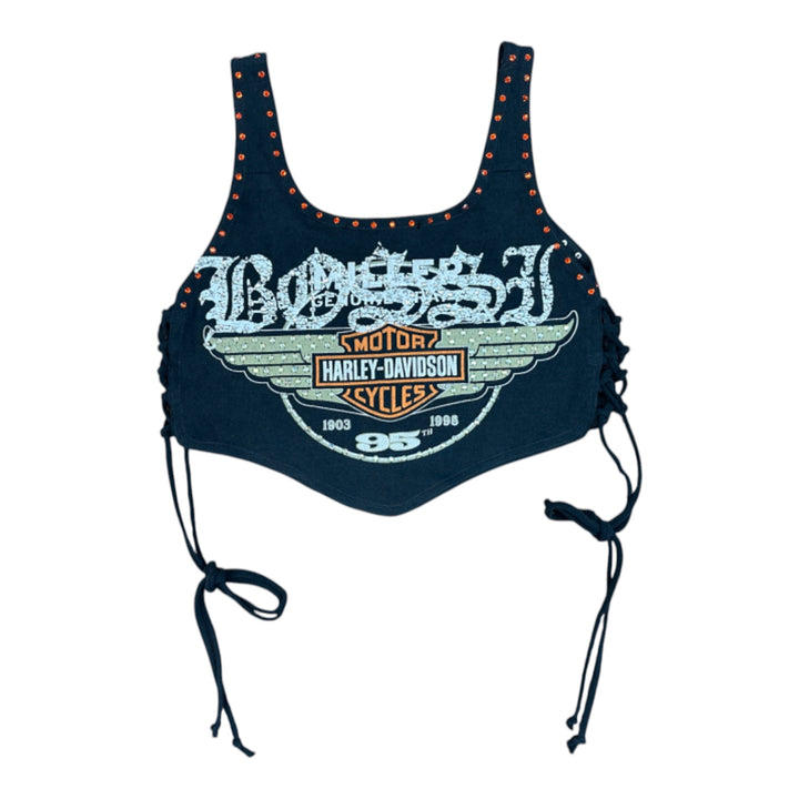 Femme Rhinestone Vintage Tees