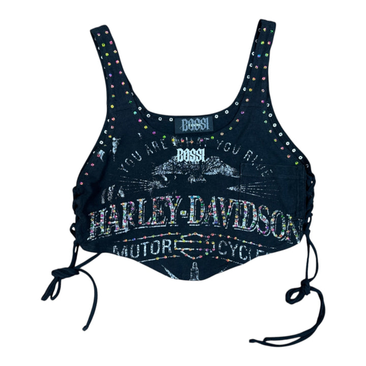 Femme Rhinestone Vintage Tees