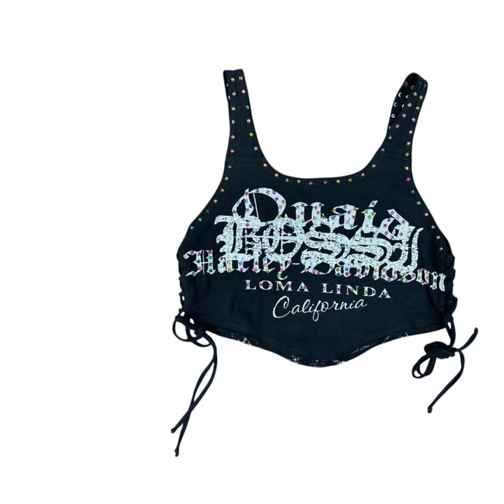 Femme Rhinestone Vintage Tees