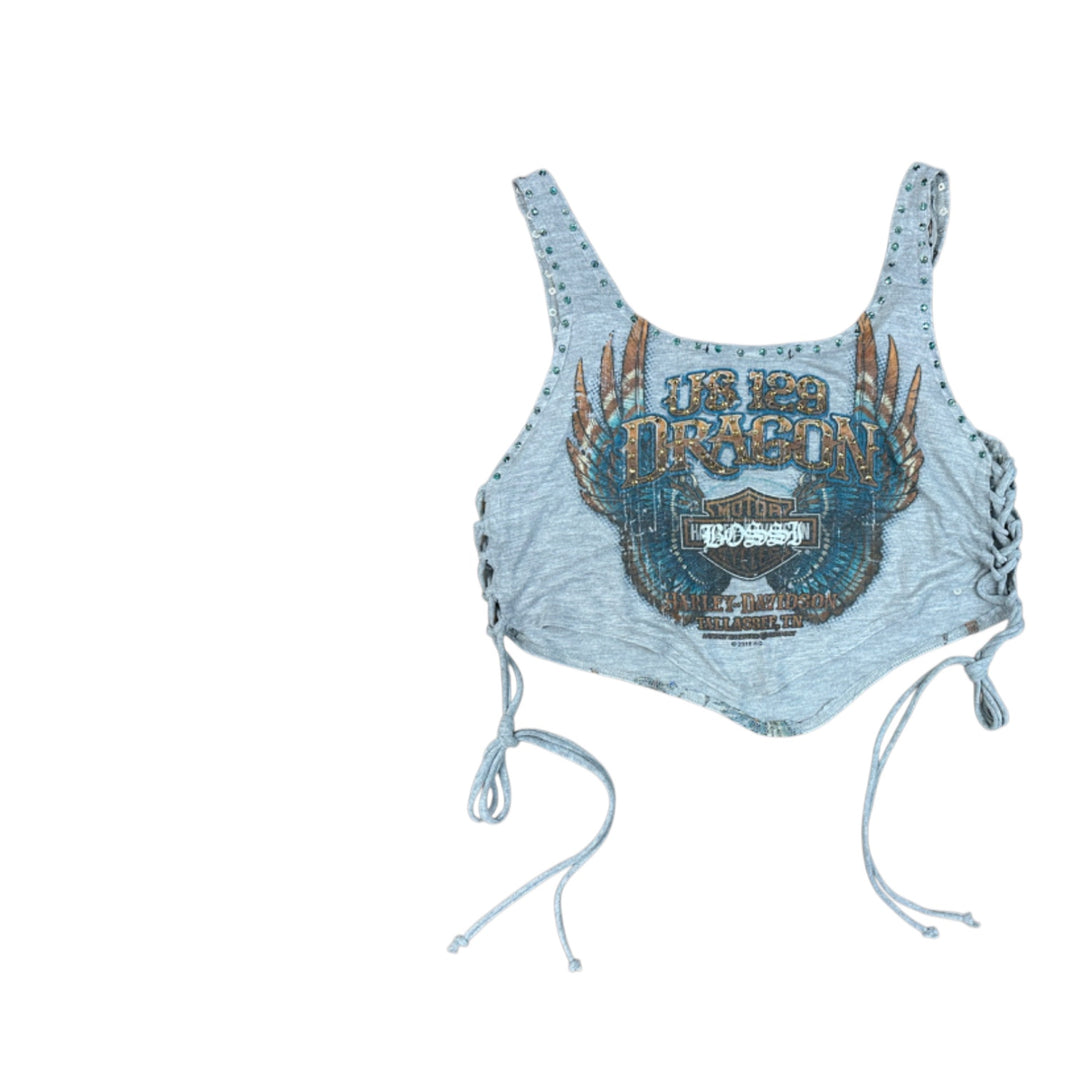 Femme Rhinestone Vintage Tees