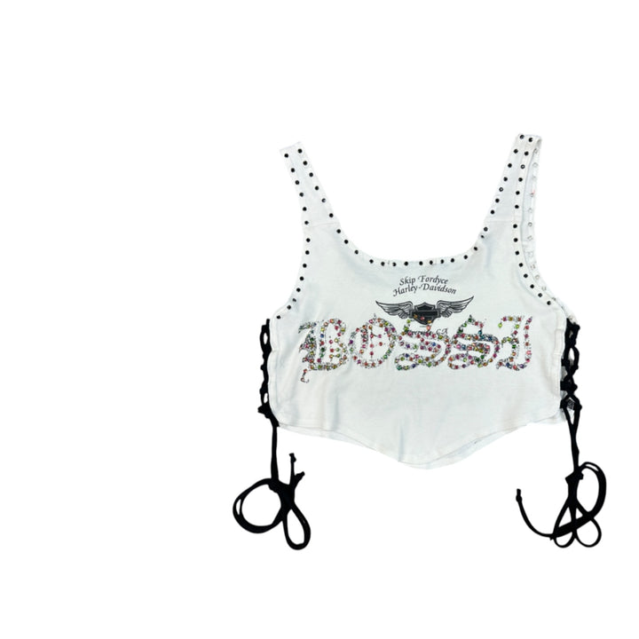 Femme Rhinestone Vintage Tees