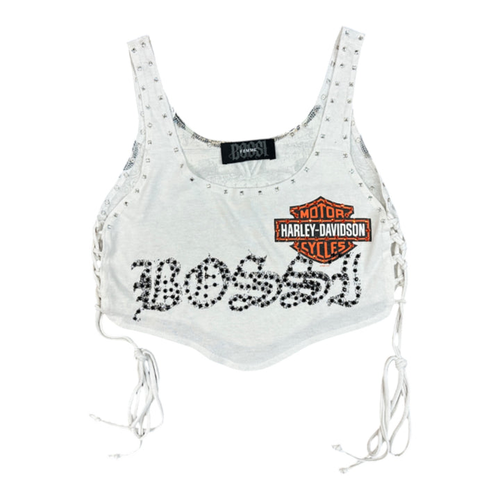 Femme Rhinestone Vintage Tees