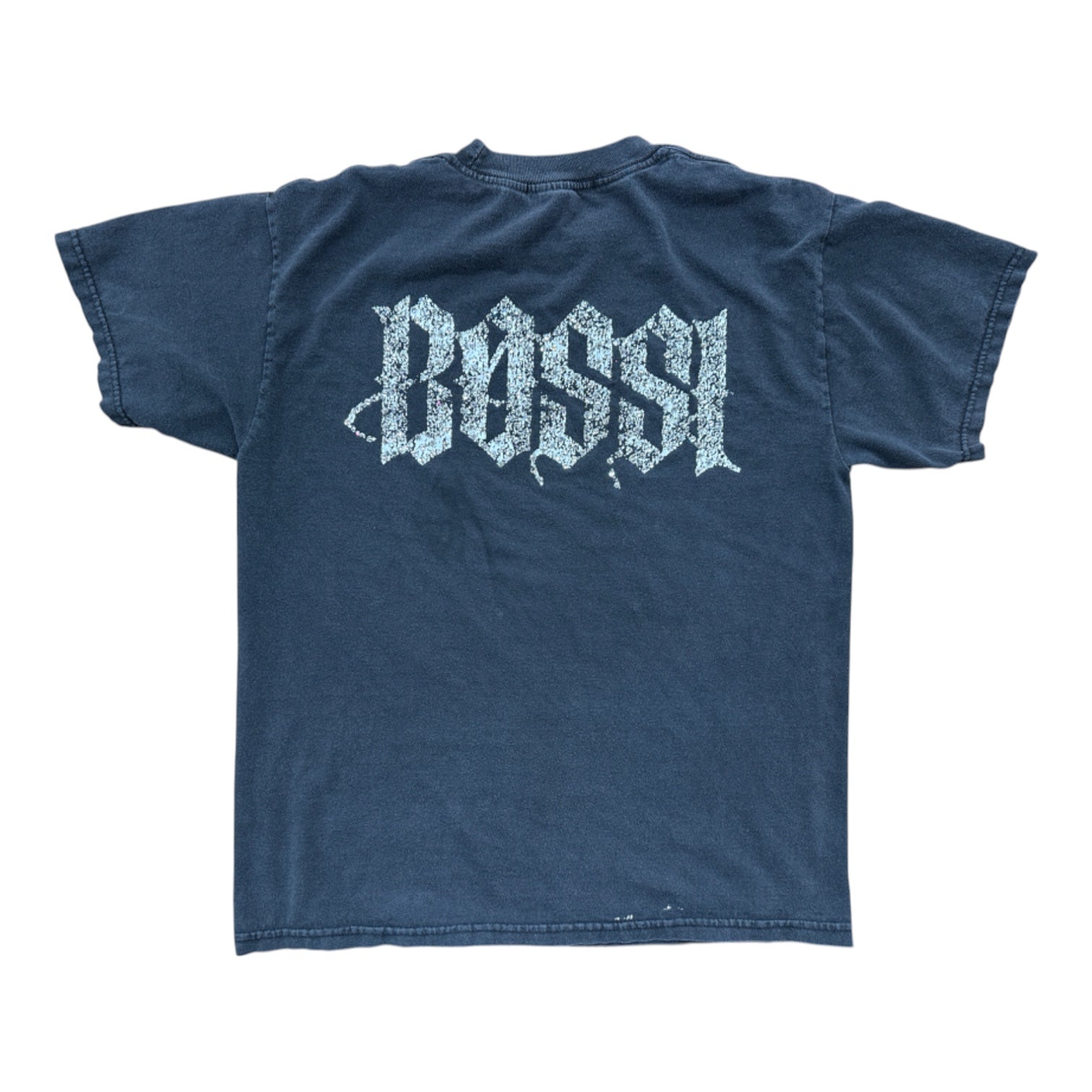 トップス DIANTE RHINESTONE VINTAGE TEE Vintage_tee_black_crystal_part