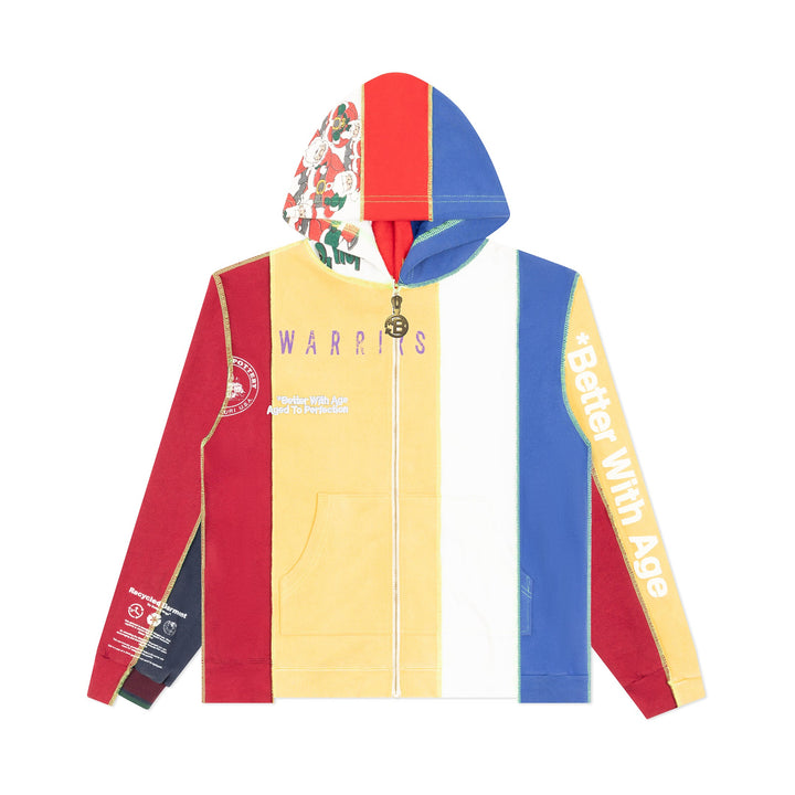 5 Panel Zip-Up Hoodie