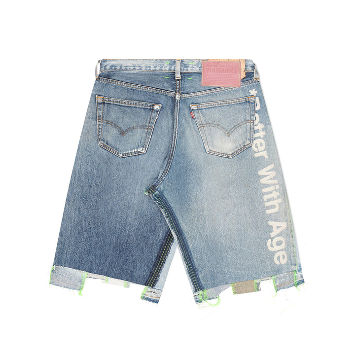 Cancel Double-Wide Denim Short